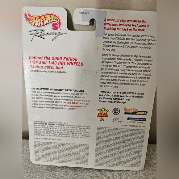Hot Wheels 1:64 scale die cast car. NASCAR #22 CATERPILLAR. NWOT!!! - Picture 3 of 5